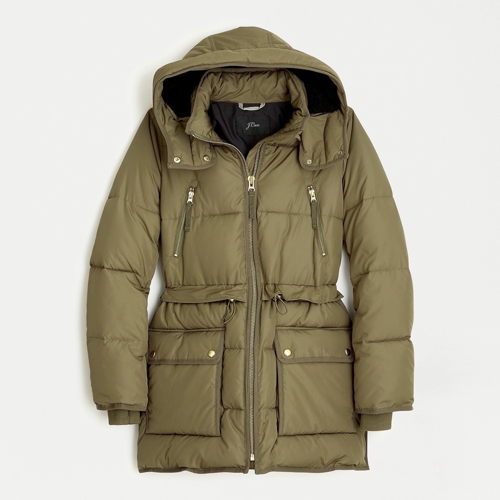 J. Crew Chateau Puffer with Primaloft Winter Coat
